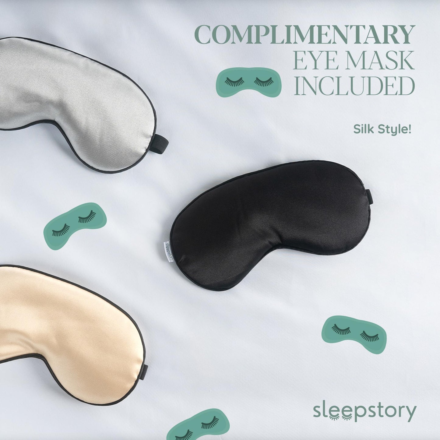 sleepstory Headboard Cover with Pockets