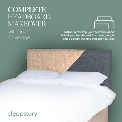 sleepstory Headboard Cover with Pockets